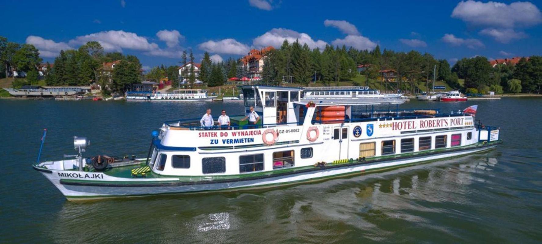 Domek Na Wodzie - Houseboat -Sauna, Taras Na Dachu, Dwie Sypialnie Міколайкі Екстер'єр фото