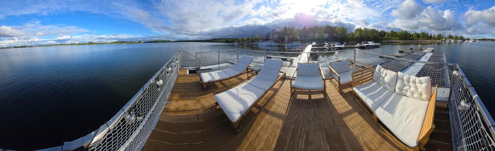 Domek Na Wodzie - Houseboat -Sauna, Taras Na Dachu, Dwie Sypialnie Міколайкі Екстер'єр фото