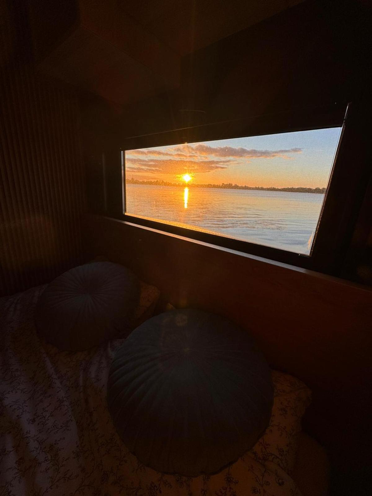 Domek Na Wodzie - Houseboat -Sauna, Taras Na Dachu, Dwie Sypialnie Міколайкі Екстер'єр фото